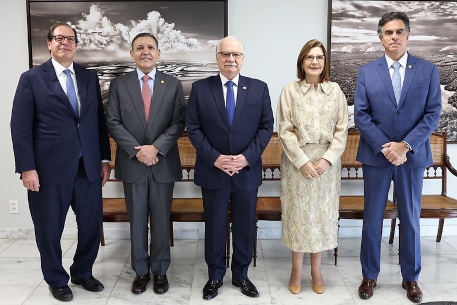 Um dos pontos da reunião foi a necessidade de estabelecer padrões para a adoção da IA Alejandro Zambrana/STF - 22.09.2026