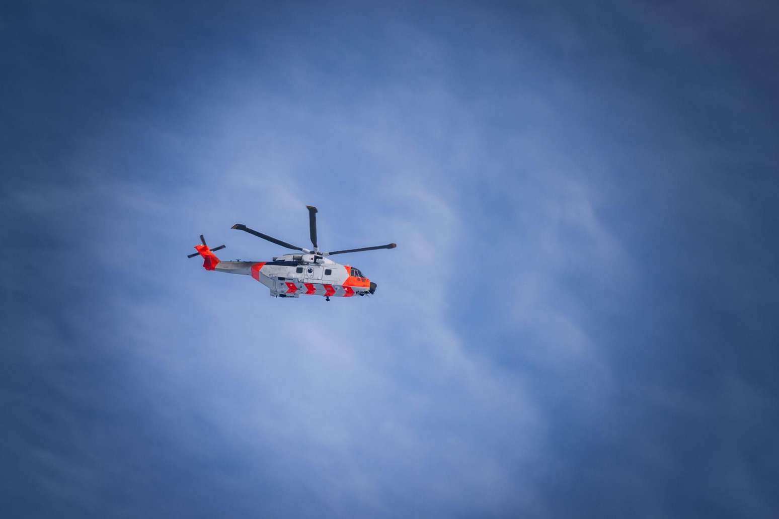 Os testes do Jammertest incluíram exercícios com helicópteros de resgate noruegueses