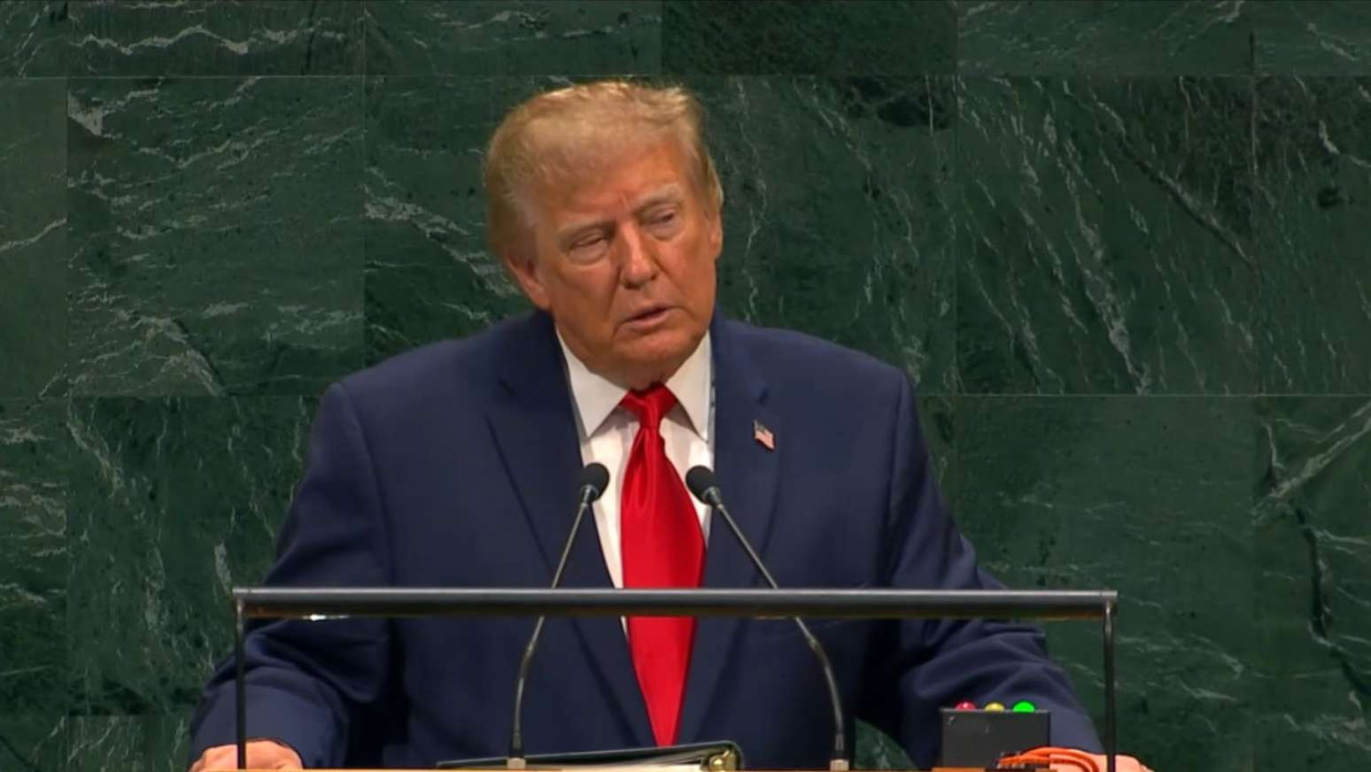 Donald Trump faz discurso na Assembleia Geral da ONU nesta ter&ccedil;a-feira