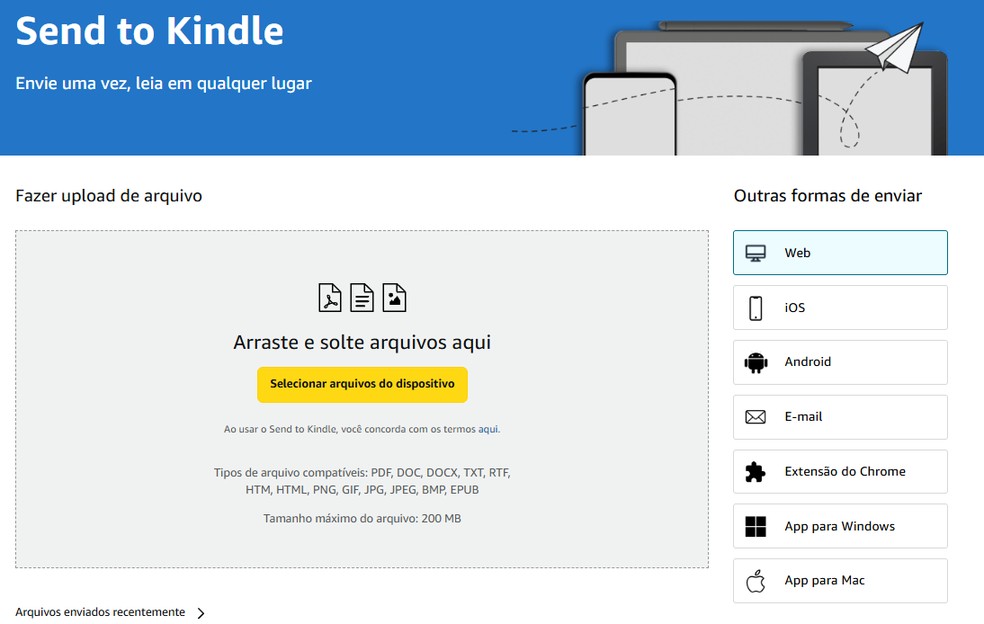 Como enviar PDF para o Kindle? Veja tutorial via celular, e-mail e PC