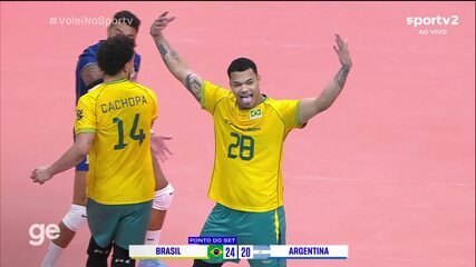 Brasil 3 x 0 Argentina | Melhores momentos | Final | Pré-Olímpico de vôlei masculino 2026