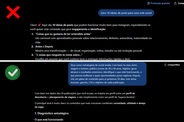 Prompts para social media: 15 comandos para agilizar sua rotina com IA