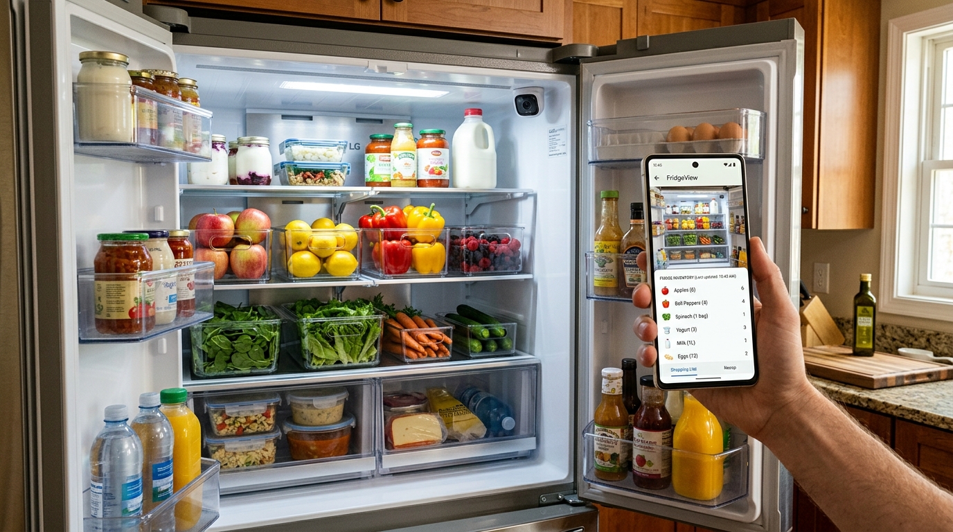Geladeira com inteligência artificial reconhece alimentos e evita desperdício, cria lista de compras e sugere receitas: entenda a tecnologia
