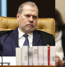 Montagem com fotos dos ministros Dias Toffoli e Kassio Nunes Marques Foto: Alejandro Zambrana/STF