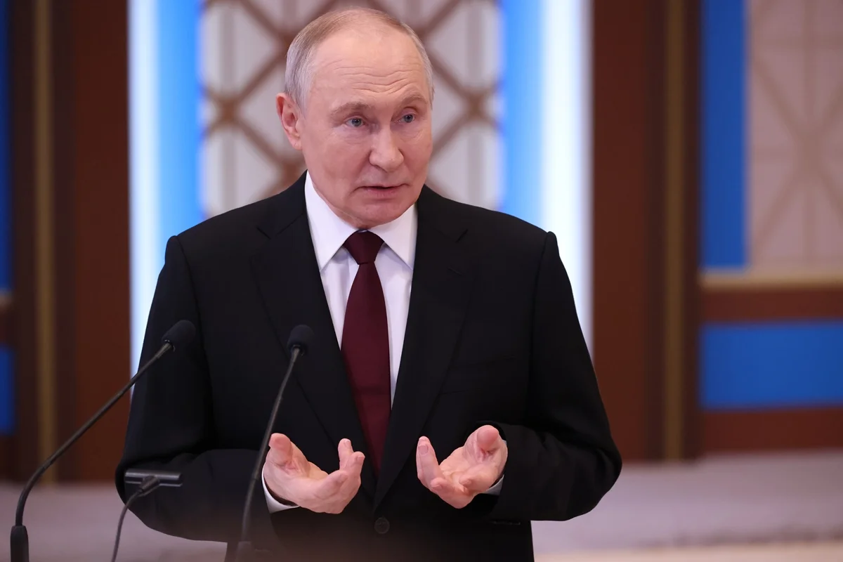 Foto colorida mostra o presidente da Rússia Vladimir Putin - Metrópoles