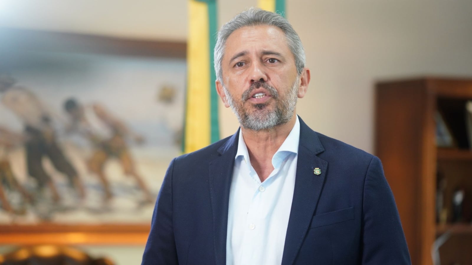 Elmano de Freitas perdeu 29 minutos de propaganda eleitoral Divulgação/Governo do Ceará