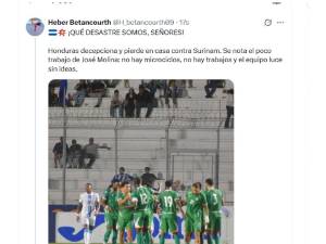 Cansaço, apontam dois e uma preocupação após a dolorosa derrota de Honduras contra Suriname.