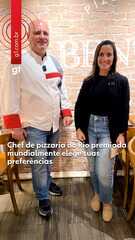 Chef de pizzaria do Rio premiada mundialmente elege suas preferências