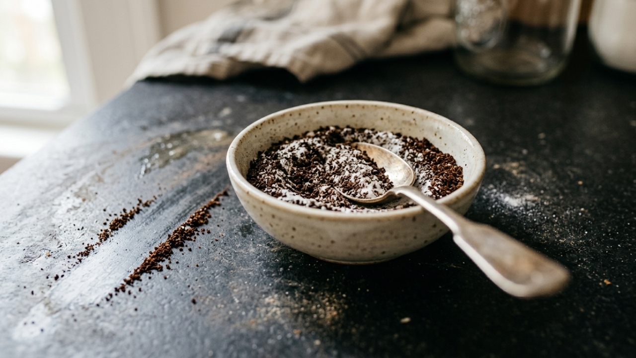 Misturar borra de café seca com bicarbonato: para que serve essa combinação na cozinha e onde é melhor não usar