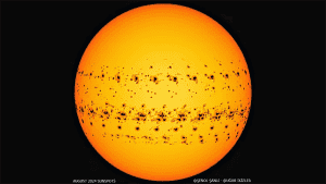Sol está sem manchas pela primeira vez em mais de seis meses