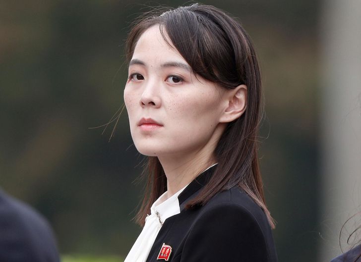 Kim Yo-jong, sister of North Korea's leader Kim Jong-un, attends a wreath-laying ceremony in Hanoi, Vietnam, March 2, 2019. AP-Yonhap