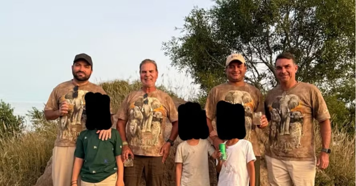 Foto de Flávio em safári na África do Sul reúne senador e advogado investigados no caso do INSS