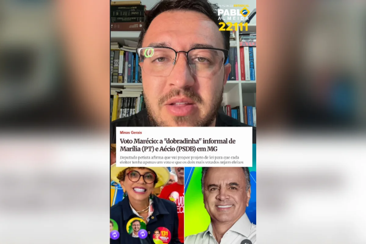 Pablo Almeida contra o voto Marécio