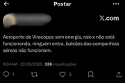 Falha de energia afeta operações e provoca filas no Aeroporto de Viracopos