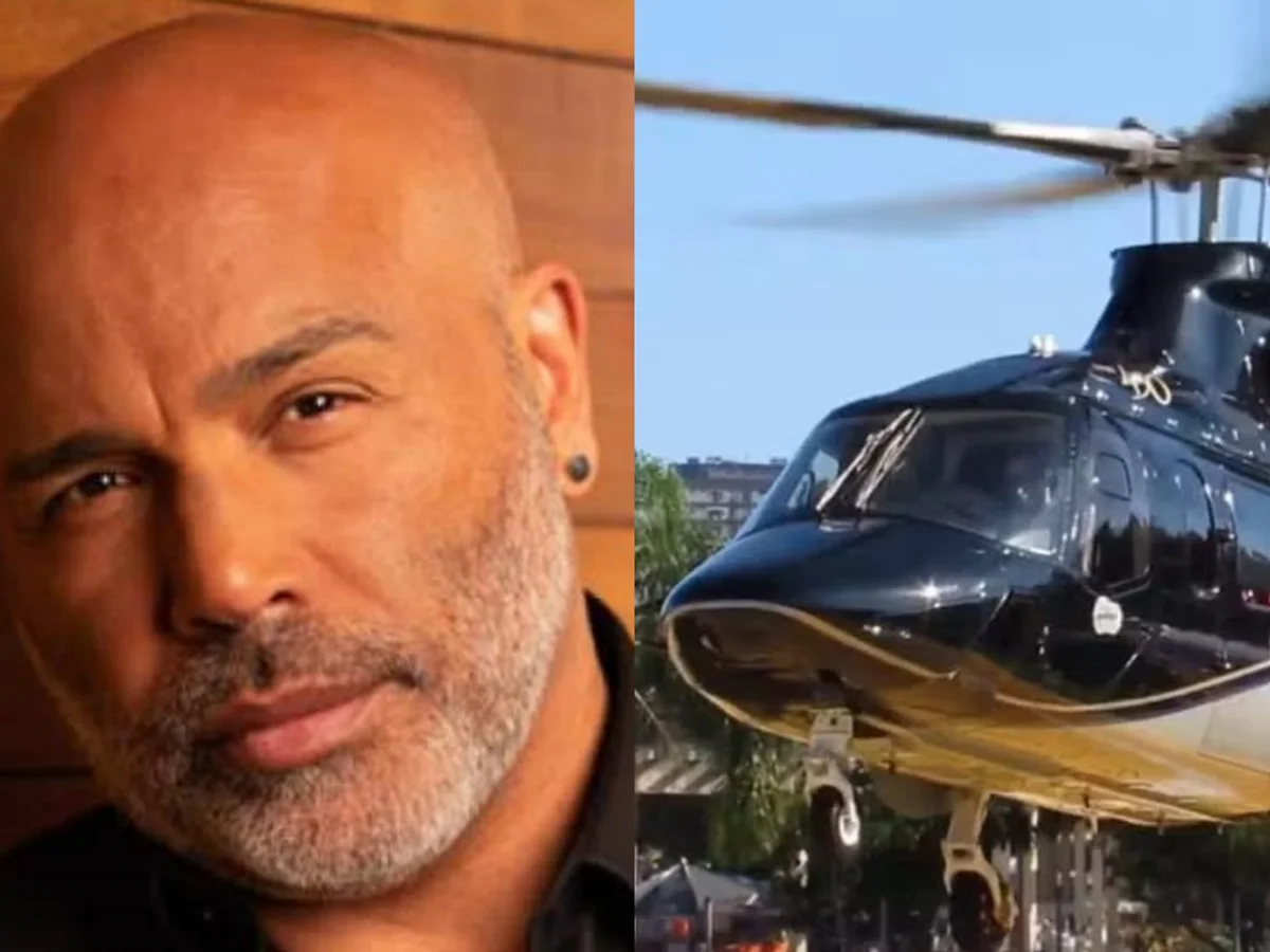 Como é a região em que helicóptero de Rick foi encontrado após acidente