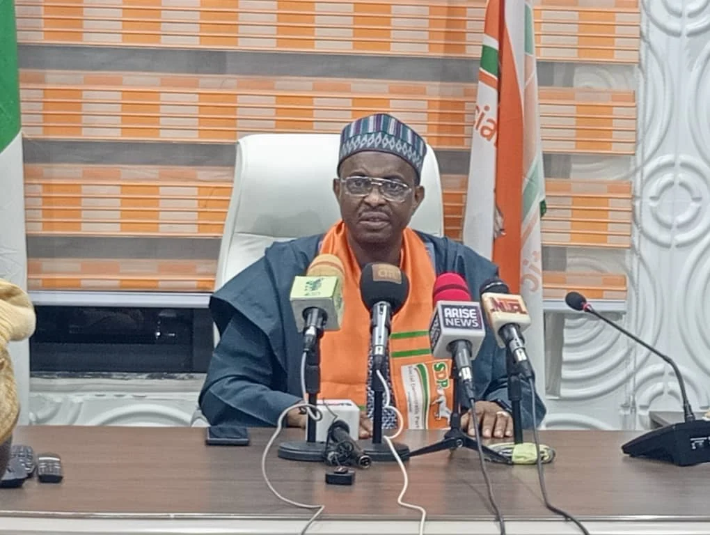 The National Chairman of the Social Democratic Party, Prof. Sadiq Gombe