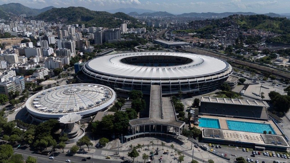 Vista aérea do Maracanã — Foto: Pablo Porciuncula/AFP