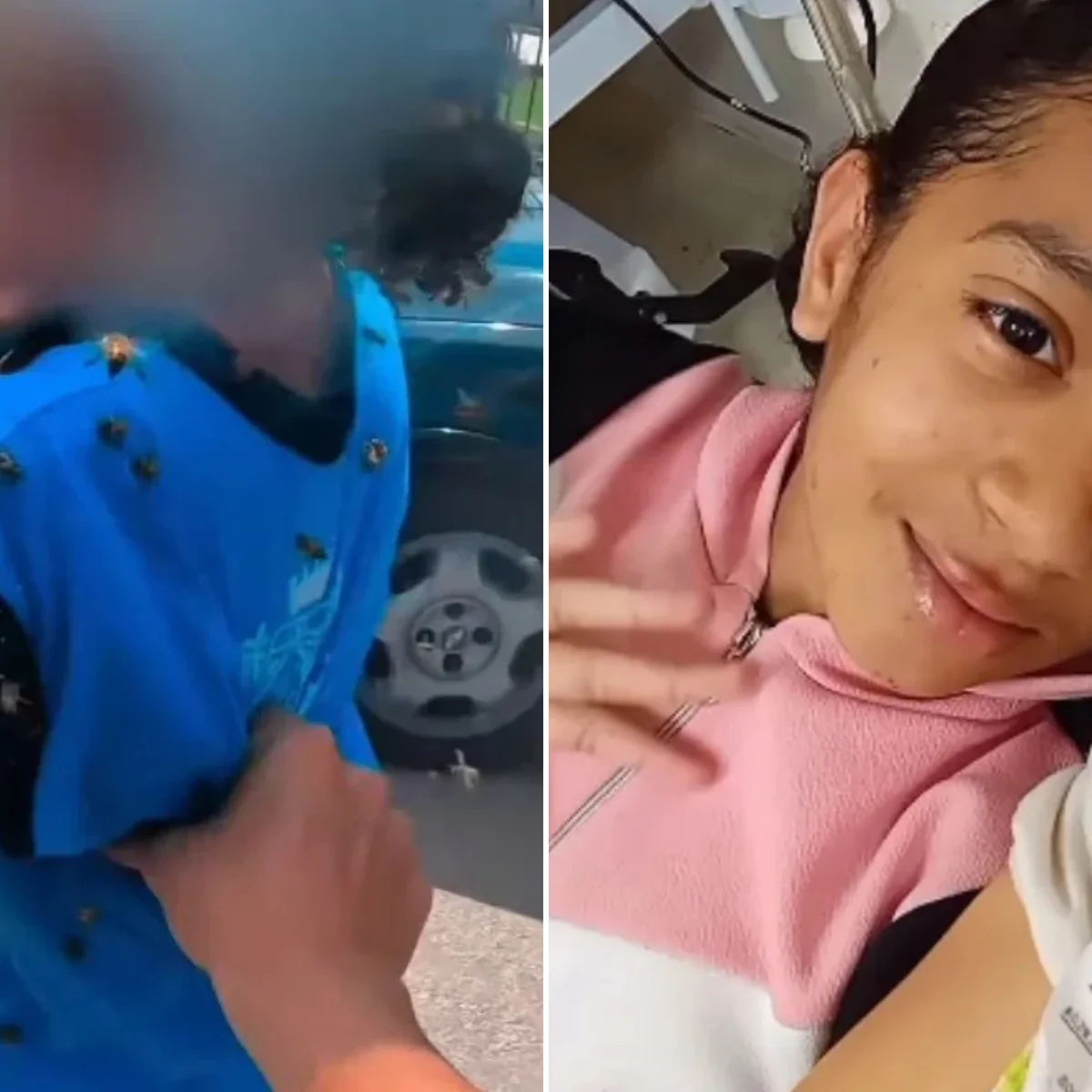 Safira, menina atacada por abelhas, tem alta hospitalar em MG