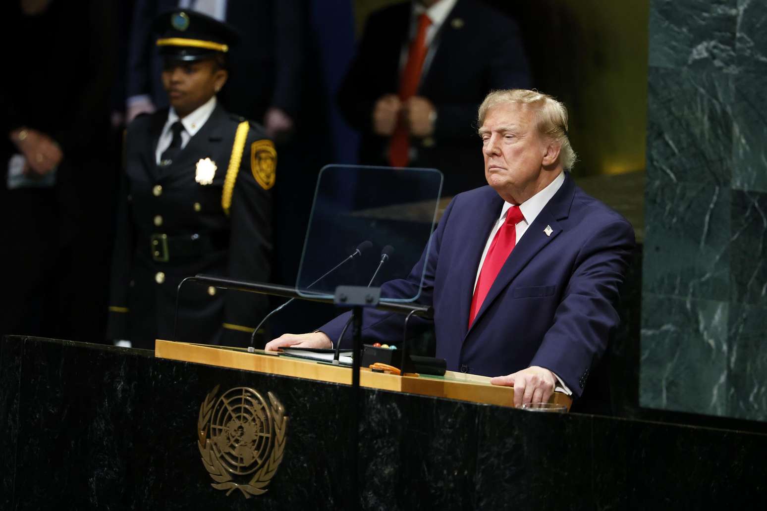 Donald Trump discursa na ONU