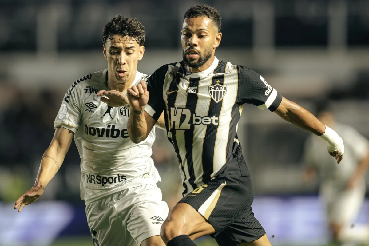 Atlético-MG e Santos estão escalados para jogo decisivo na Sul-Americana