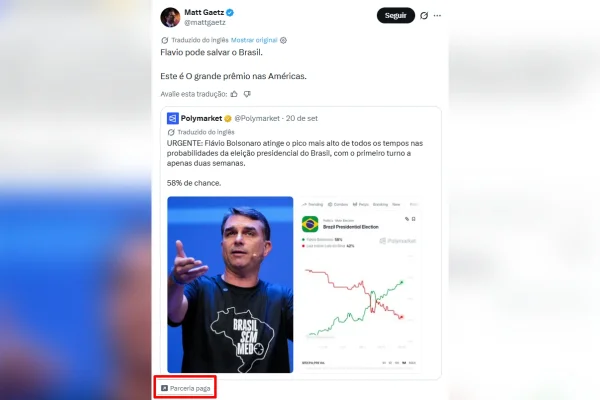 Renan Santos aciona TSE após posts pagos pró-Flávio no exterior - destaque galeria