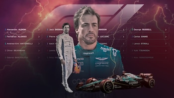 La posición de Fernando Alonso y Carlos Sainz en el campeonato de pilotos de la F1