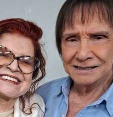 Leiloca Neves e Roberto Carlos em reencontro no Rio Foto: Reprodução/@robertocarlosoficial