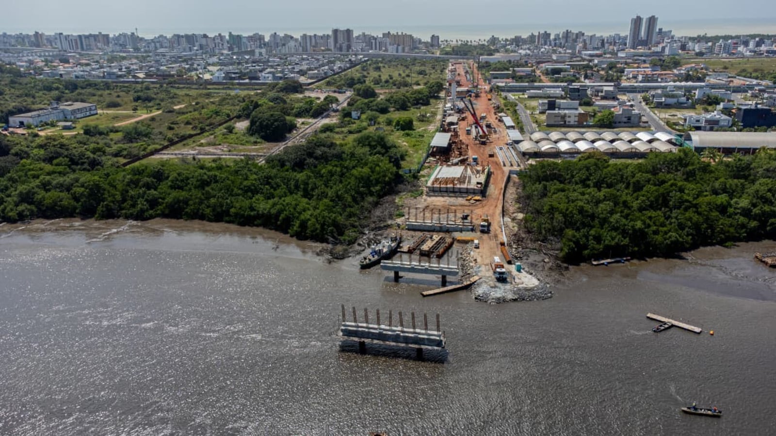 Ponte do Futuro, Bombeiros, desabamento Portal Correio