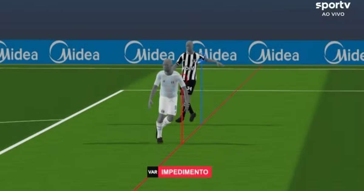 Grêmio teve gol anulado contra o Botafogo por impedimento de um centímetro, diz CBF