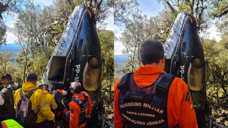 Helicóptero de Rick teria caído de bico no meio de árvores, diz perita