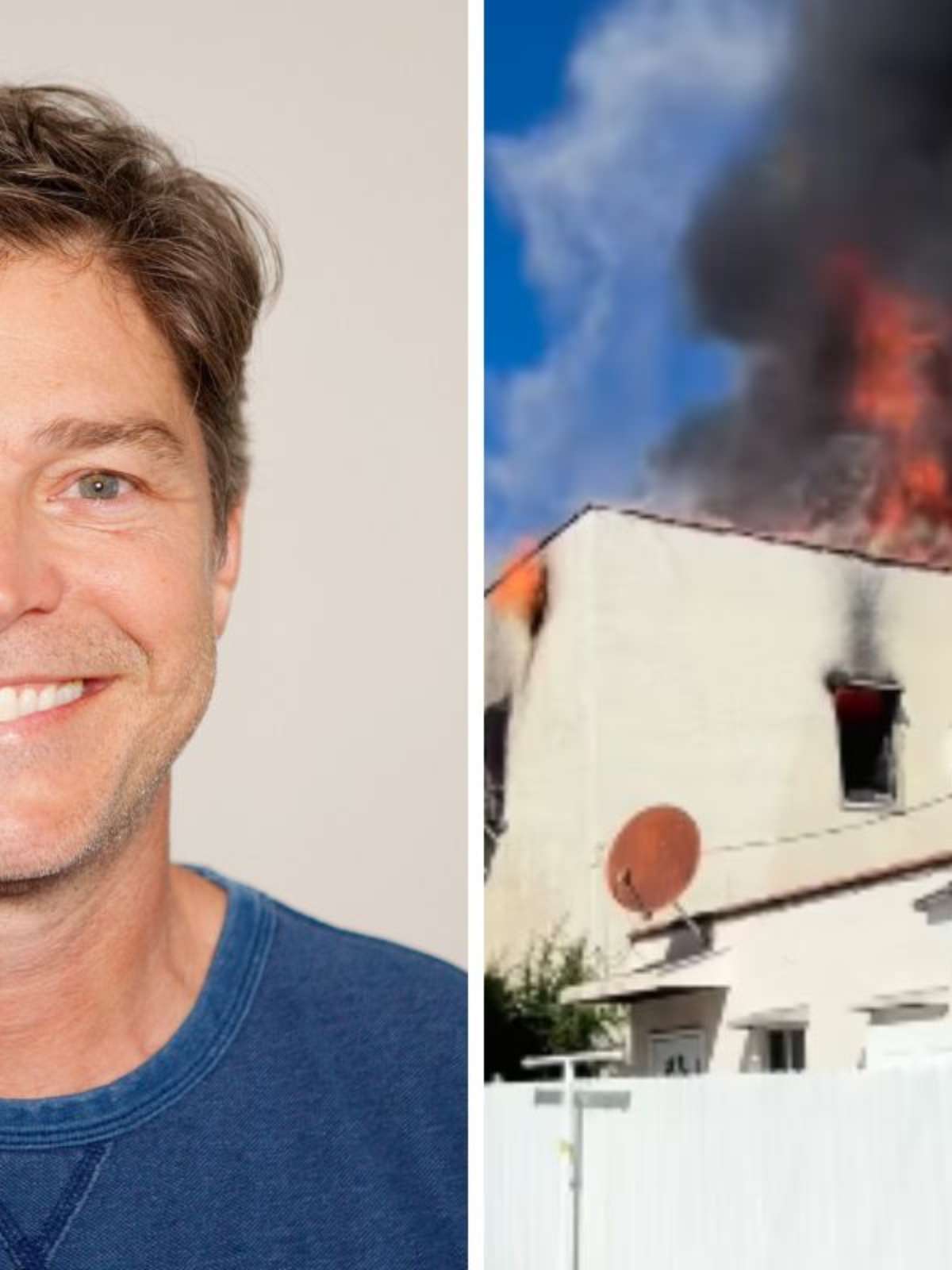 Ex-galã da Globo desabafa sobre incêndio que destruiu casa nos EUA e enaltece ajuda de amigos: 'Não temos onde ficar'