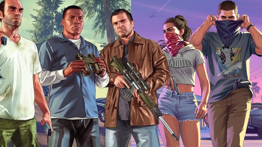 Vazamento da Rockstar tem 200 GB de conteúdo de GTA 5 e GTA 6