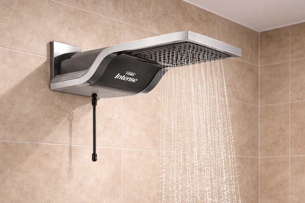 Chuveiro Fame — Foto: Fame/Montagem com IA