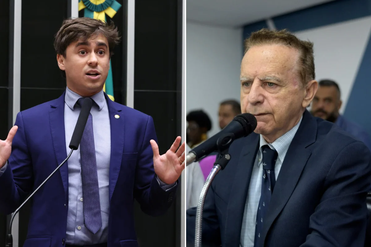 Montagem Nikolas Ferreira e Vittorio Medioli