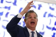 O líder do PL na Câmara dos Deputados, deputado Sóstenes Cavalcante (PL-RJ), concede, nesta sexta-feira, coletiva de imprensa no Salão Verde da Câmara dos Deputados