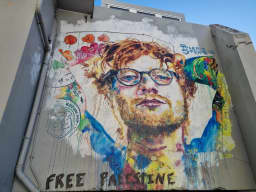 O artista do mural de Ed Sheeran diz que o vandalismo é uma 'adição bem-vinda'