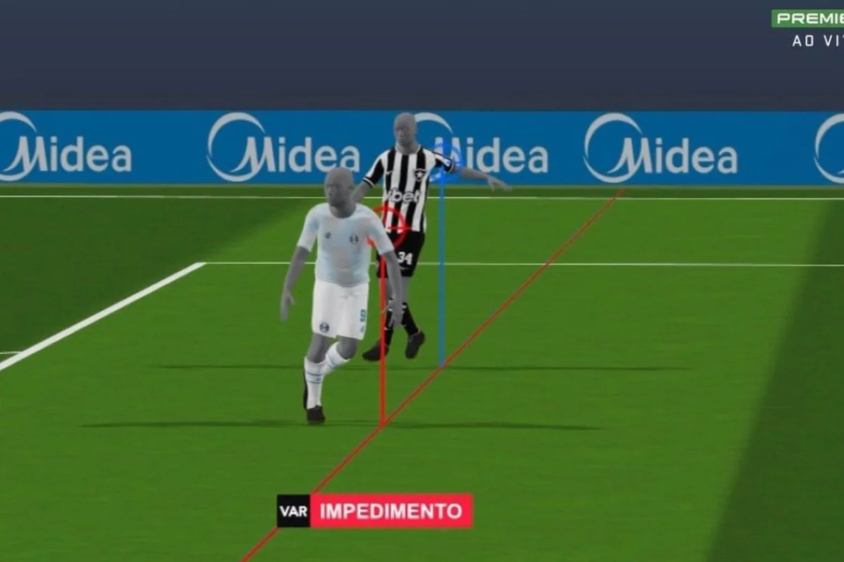 Grêmio critica a anulação do gol de empate na partida contra o Botafogo