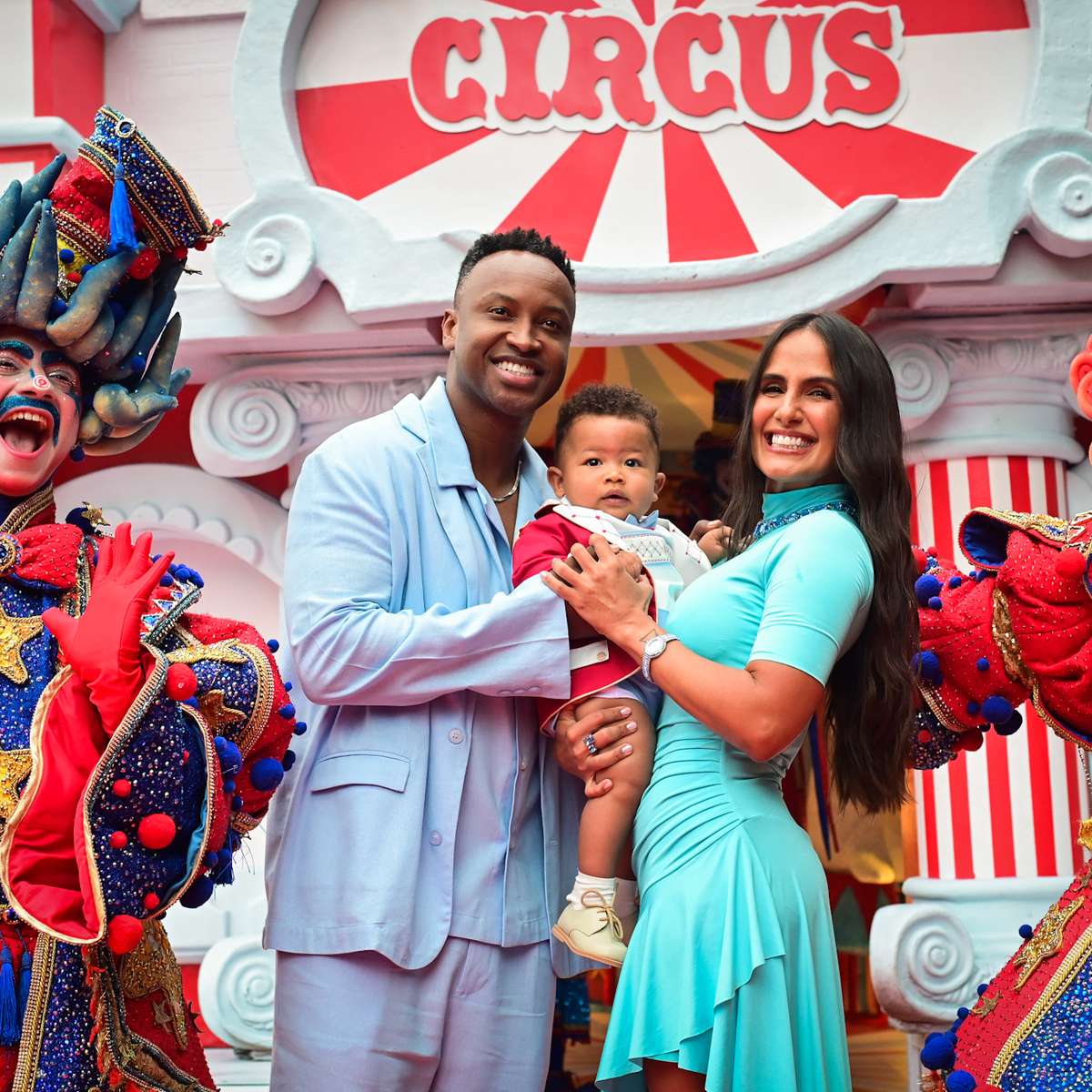 Com Neymar, Huck e mais, filho de Thiaguinho e Carol Peixinho ganha festão de luxo em SP; veja fotos