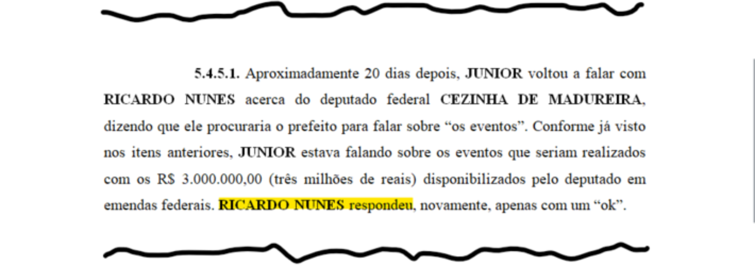'Ricardo Nunes respondeu...': conversas de operador com prefeito de São Paulo fazem parte das provas recolhidas pelos promotores
