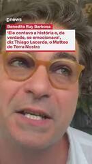 ‘Ele contava a história e, de verdade, se emocionava’, diz Thiago Lacerda