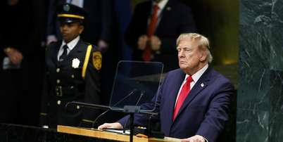 Donald Trump discursa na ONU Foto: Chip Somodevilla/Getty Images