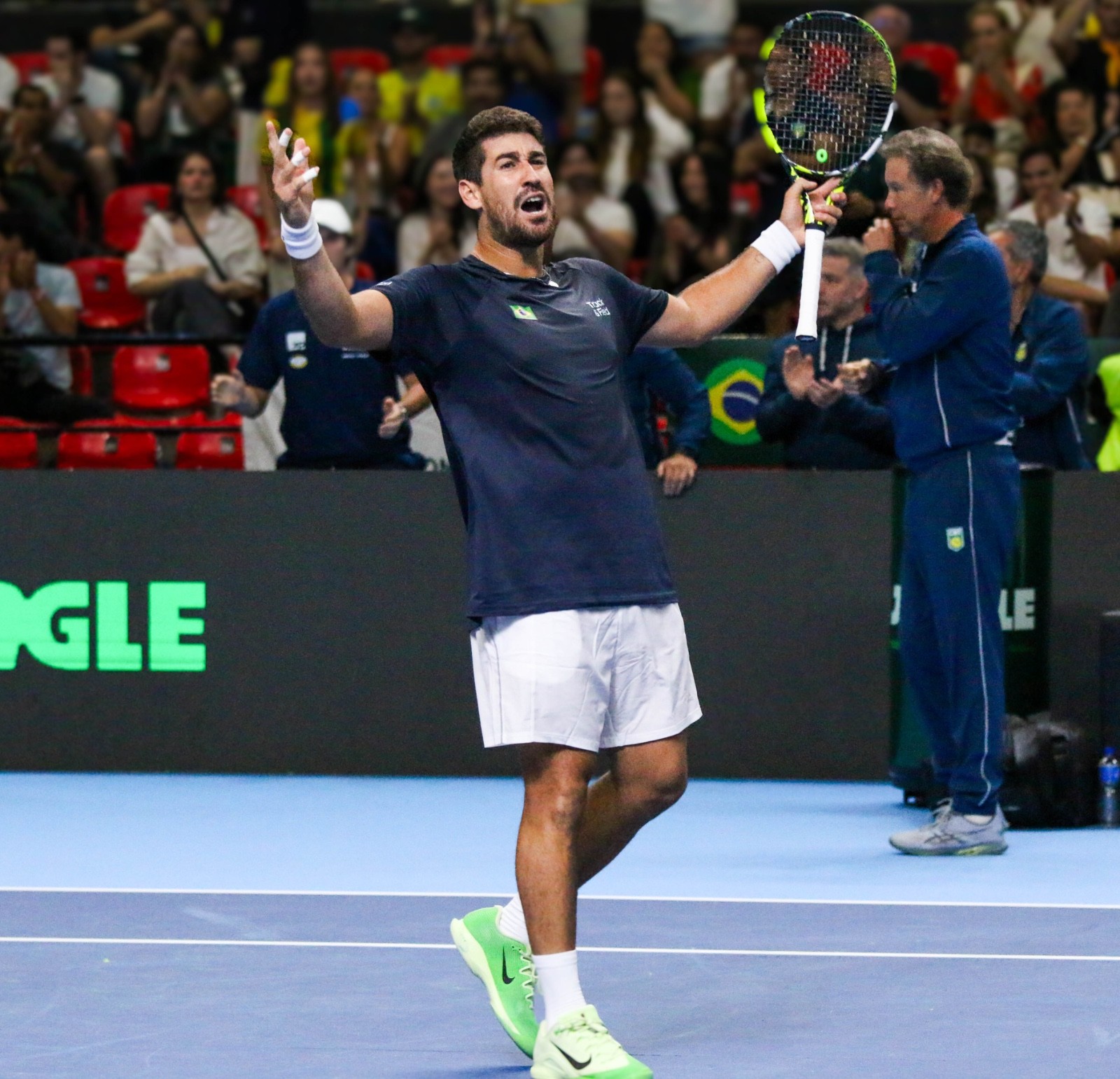 Brasil atropela a Suíça, vence por 3 a 0 e volta à elite da Copa Davis em 2027