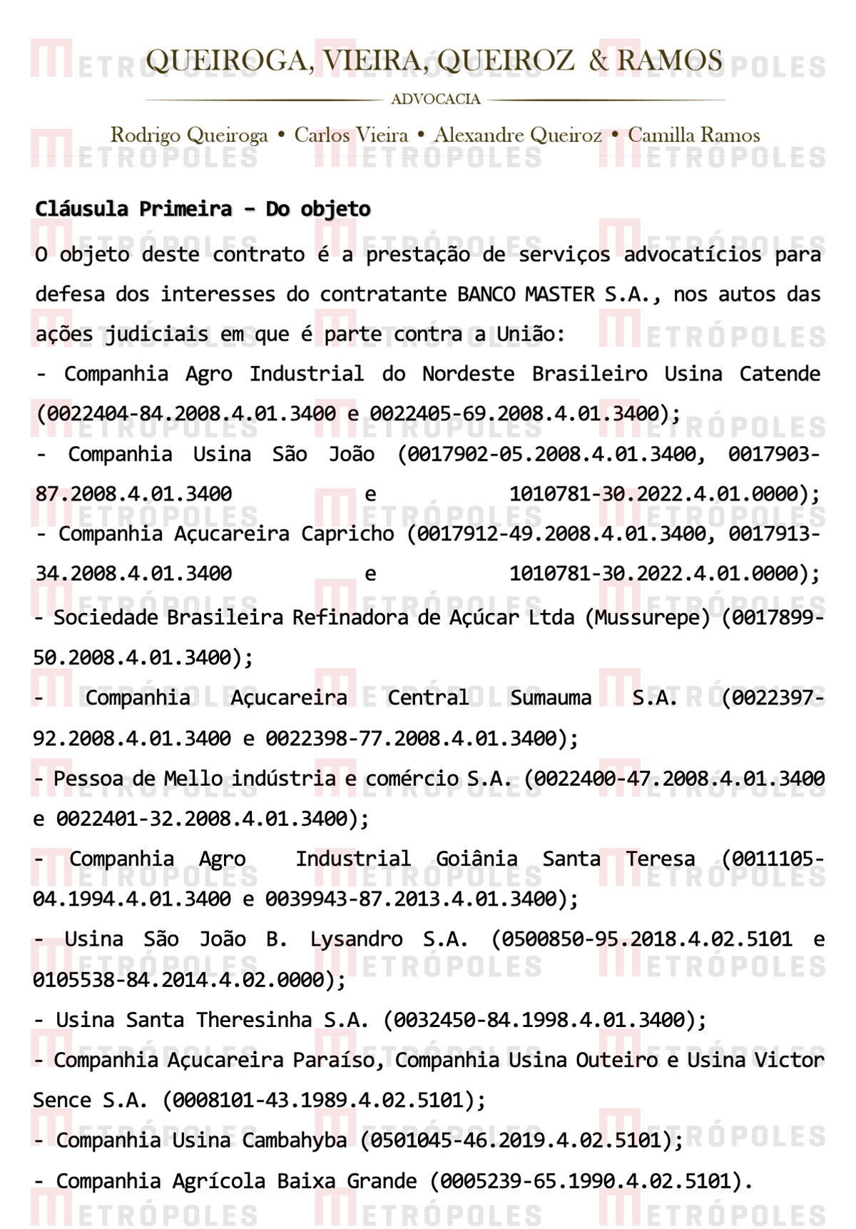 R$ 427 milhões: o contrato da “Turma do KN” para destravar precatórios de Vorcaro