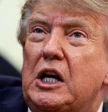Trump presença de jornalistas de veículos que são críticos a ele Foto: Reuters