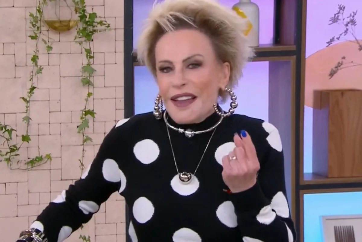 Imagem colorida de Ana Maria Braga no Mais Você