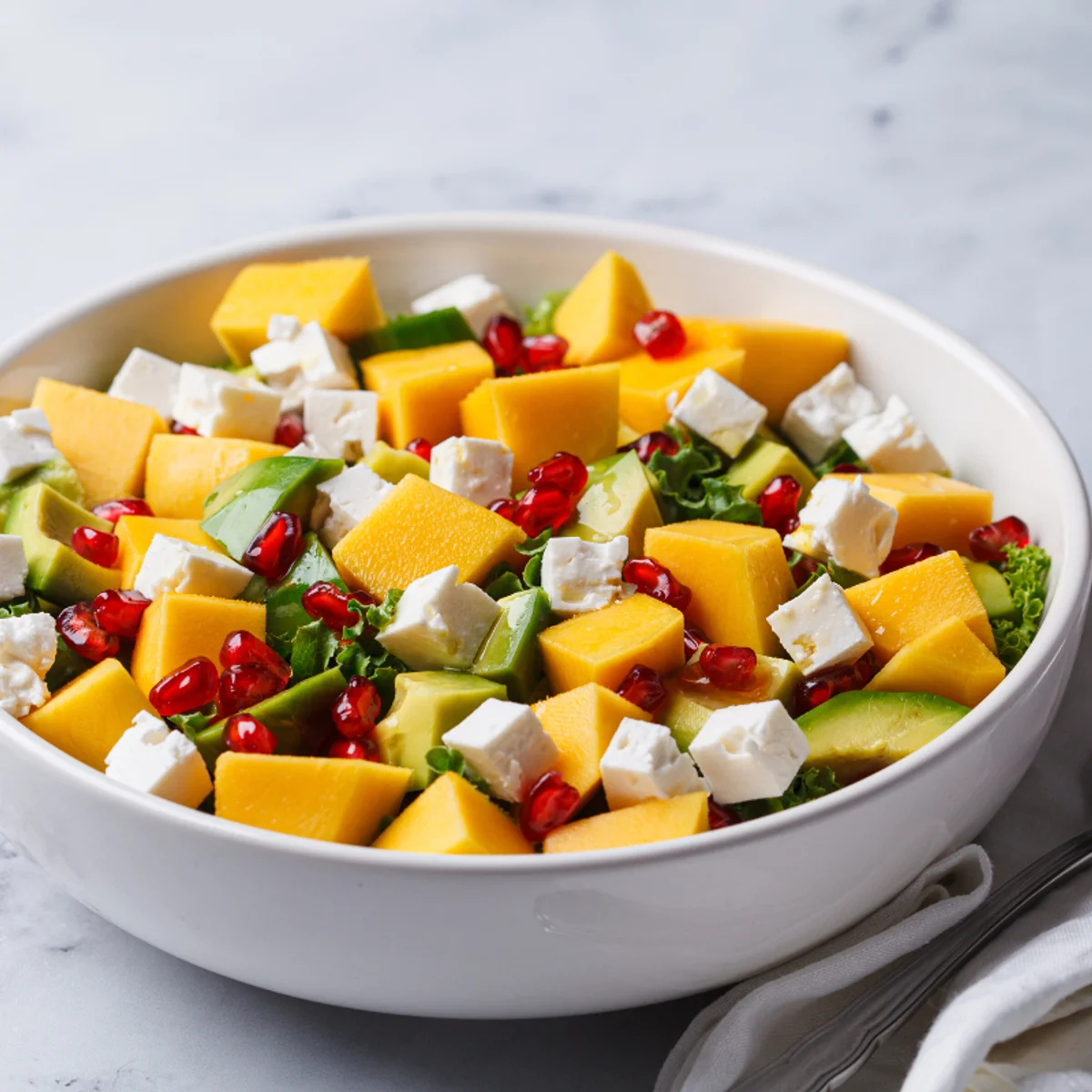 Salada de manga é receita prática e refrescante para o dia a dia