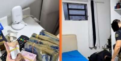 Foram apreendidos um revólver e dinheiro em espécie. Foto: Divulgação/PCPE / Portal de Prefeitura