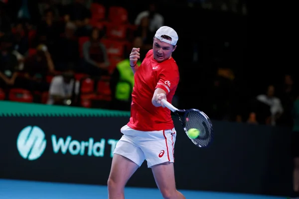 Copa Davis: João Fonseca vira contra Stricker e vence a primeira partida - destaque galeria