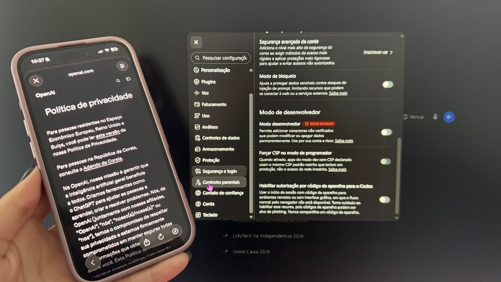 6 permissões que você dá ao ChatGPT e não sabe; descubra e saiba driblar