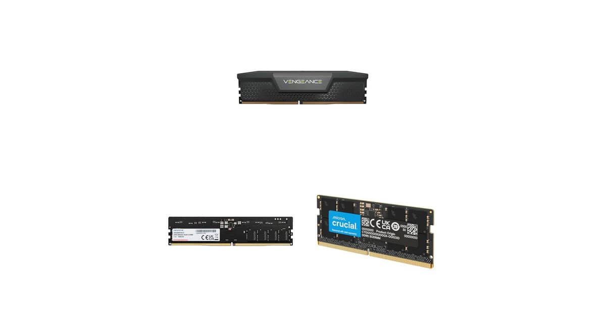 Upgrade na memória do seu PC: veja uma seleção de RAMs DDR5 em promoção na Amazon
